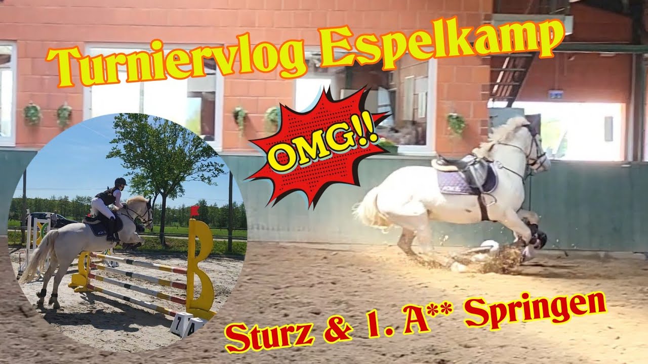 Turniervlog Espelkamp Tag 1 - Sturz & 1. A** Springen