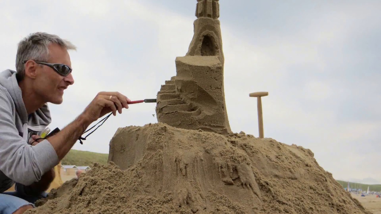 Sand castle time lapse 2 hours in 2 minutes