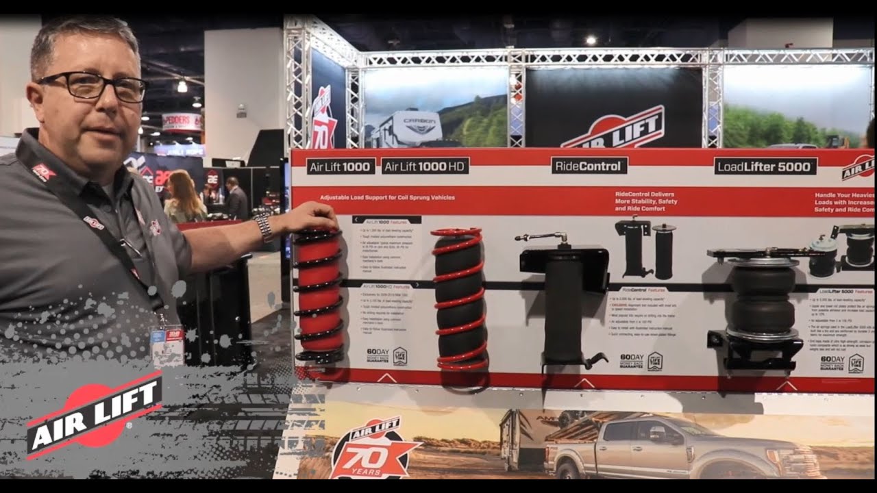 SEMA '19 - Inside the AIR LIFT Booth - Light to Heavy Air Springs