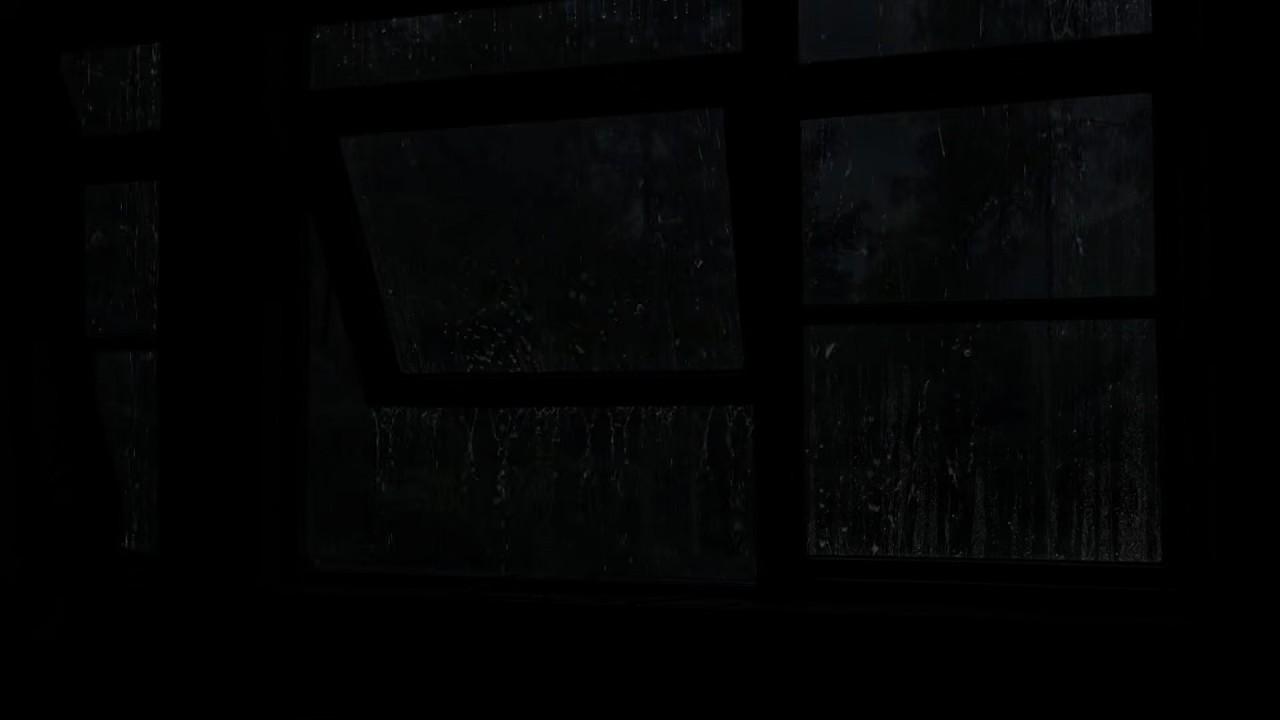 Rain and Thunder Sounds Outside the Window Cozy Bedroom Ambience for Deep Sleep & Relaxation