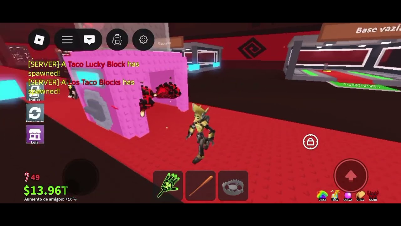 Minha primeira gameplay(roube um brainrot)