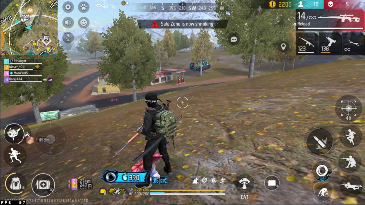 Mabar Free Fire sebelum