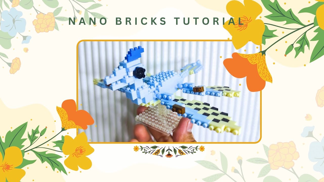LET'S BUILD NANO BRICK CHARACTER : MICRORAPTOR from OH! SOME