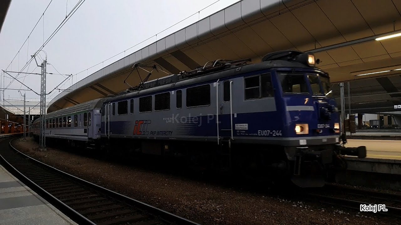 Kraków Główny - Pierwsze kursy TLK Korsarz, Wolin, Bursztyn, Jamno w 2023 r.
