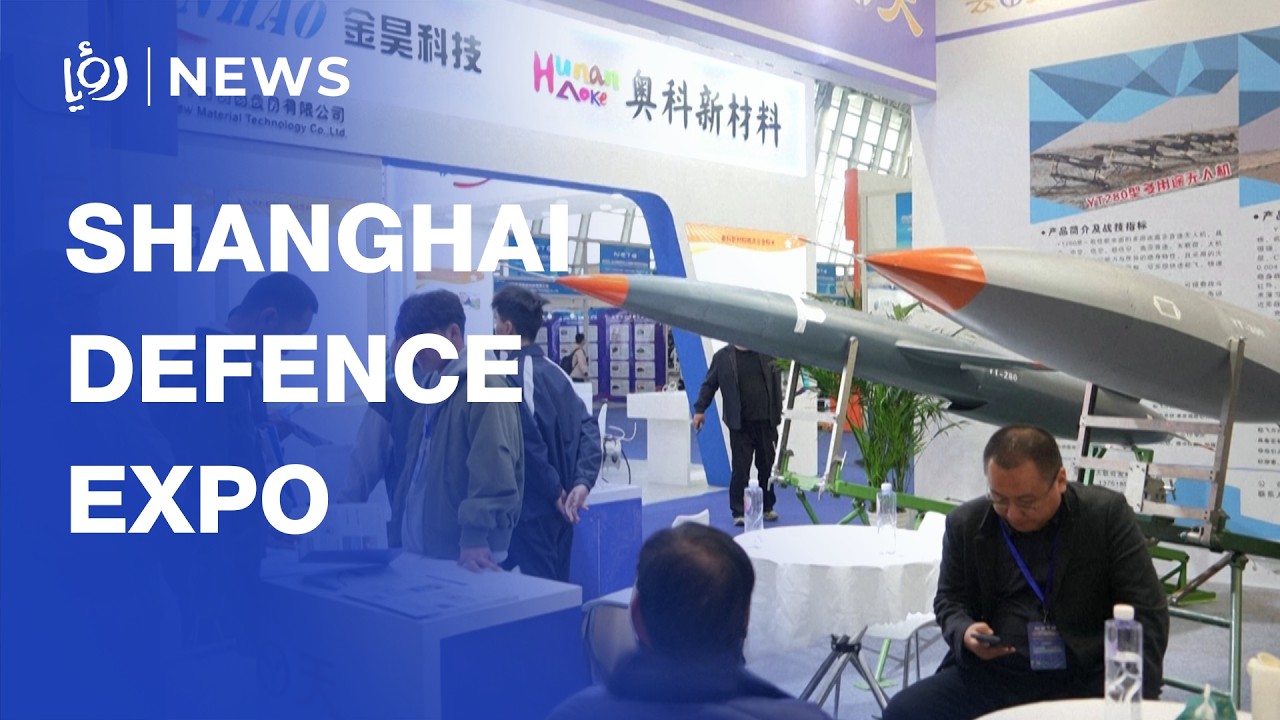 China showcases advanced defense tech at Shanghai Expo