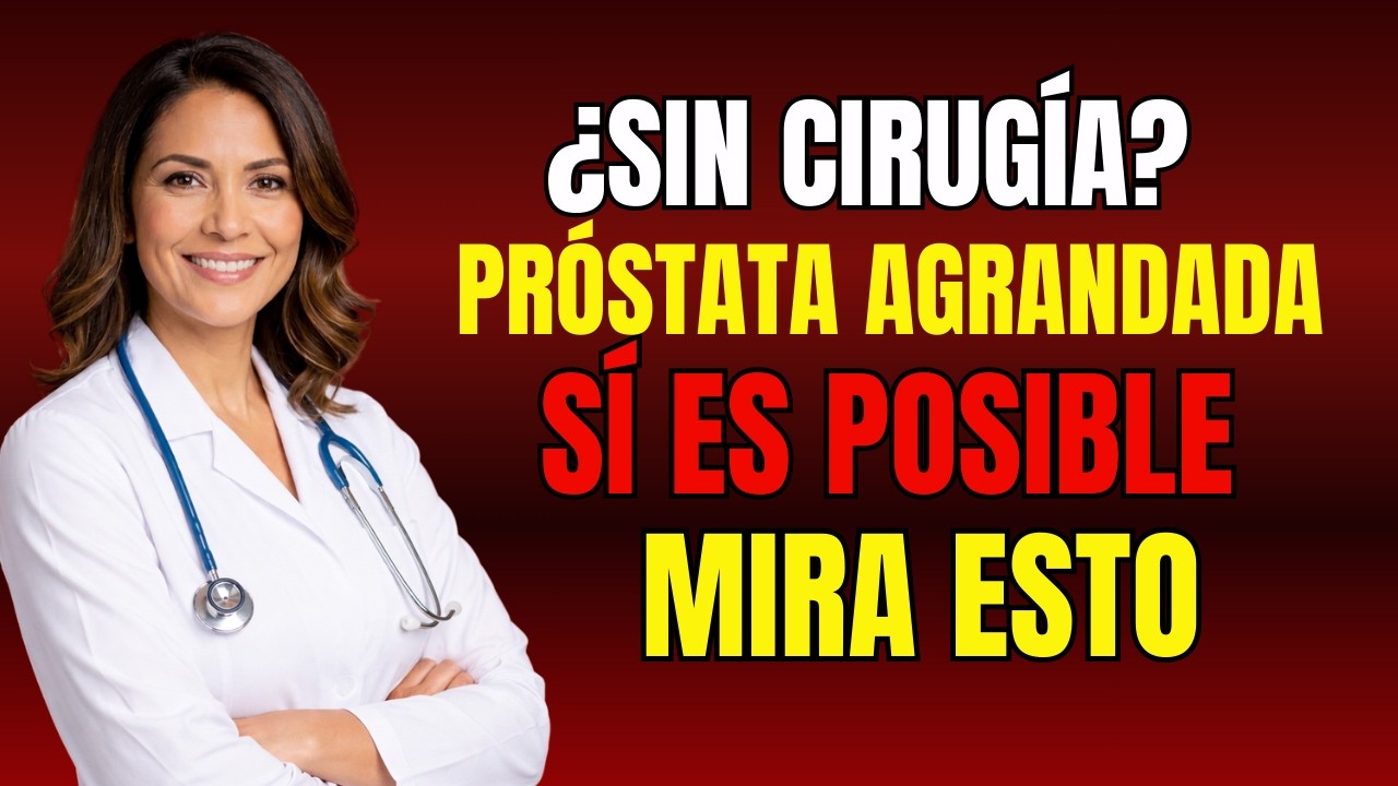 Vivir con Próstata Agrandada SIN Cirugía: ¿Es Realmente Posible?