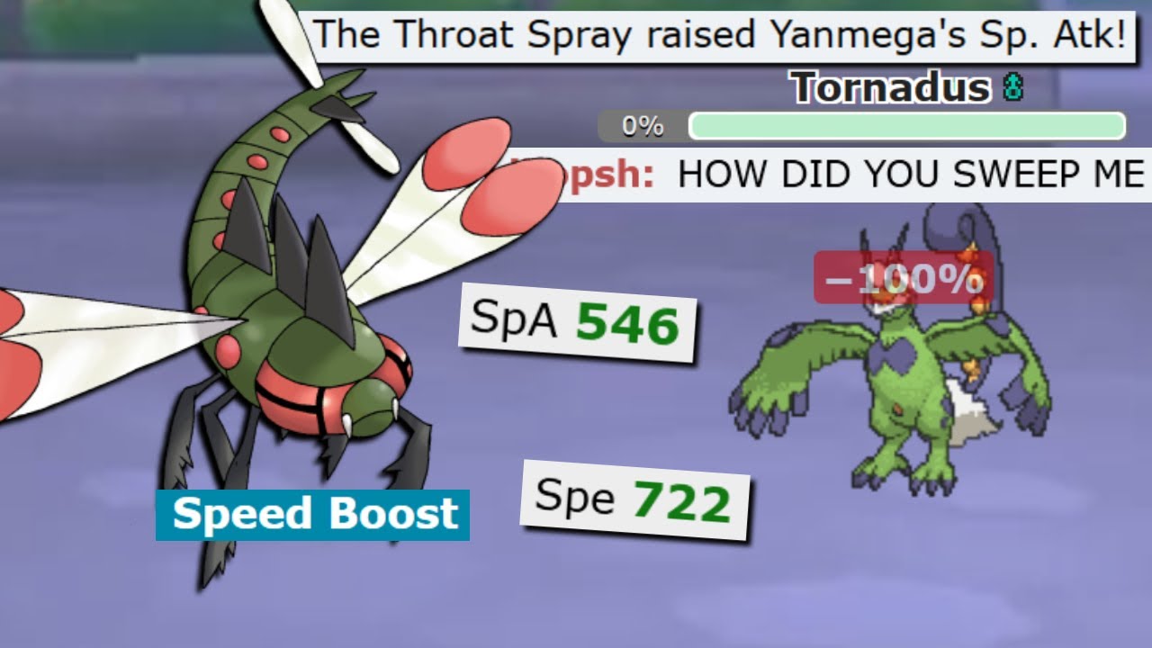 SPEED BOOST YANMEGA IS BROKEN IN POKEMON SCARLET AND VIOLET!