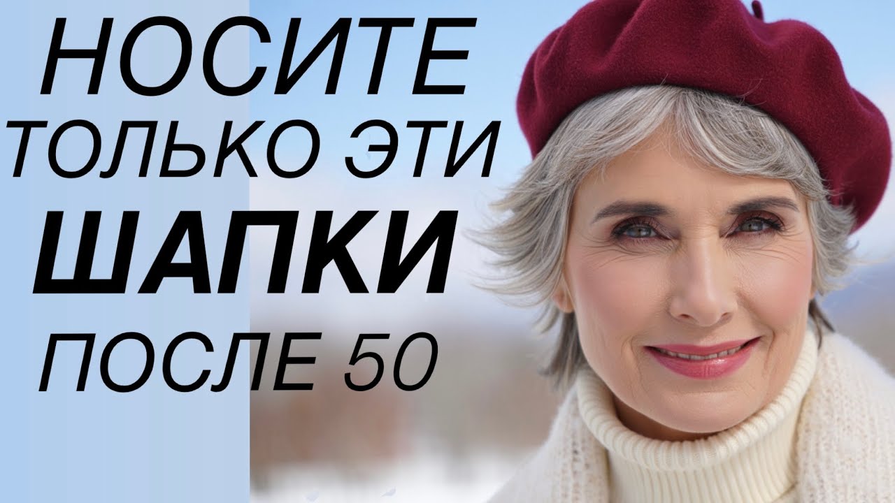 Только эти шапки идут женщинам СТАРШЕ 50: Советы СТИЛИСТА