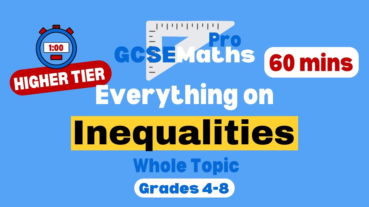 EVERYTHING INEQUALITIES in 60 minutes! Higher Tier | GCSE Maths Pro