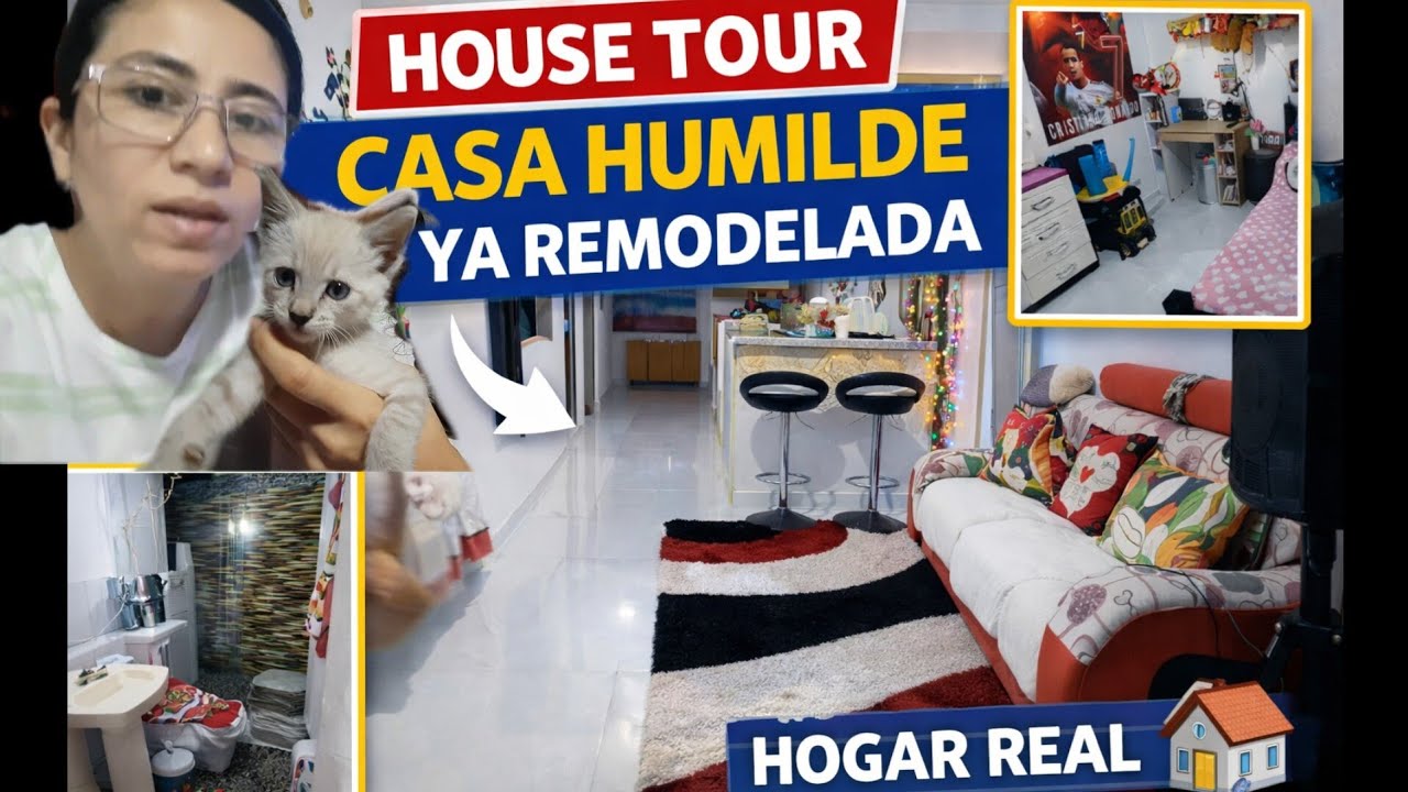 House Tour | Casa humilde ya remodelada 🏡 Hogar real