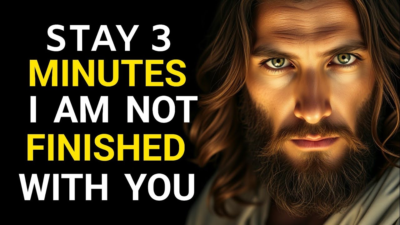 ✝️ Останься на 3 минуты — Я ещё не закончил с тобой