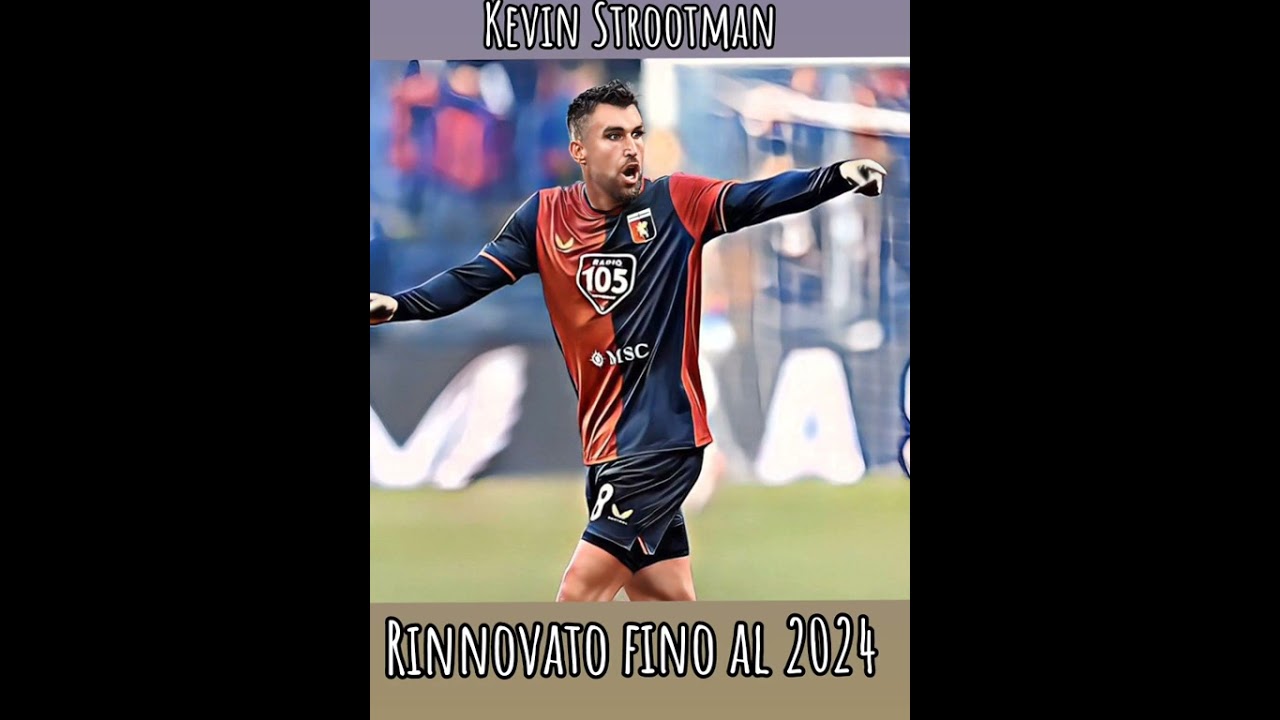 Genoa Strootman ha rinnovato fino al 2024 