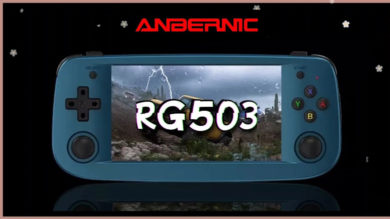 [레트로게임기]Anbernic RG503 최신상 레트로게임기 4.95인치 OLED스크린,최고의그립감(화면비교,성능비교,크기비교)RG552,Powkiddy RGB10MAX2