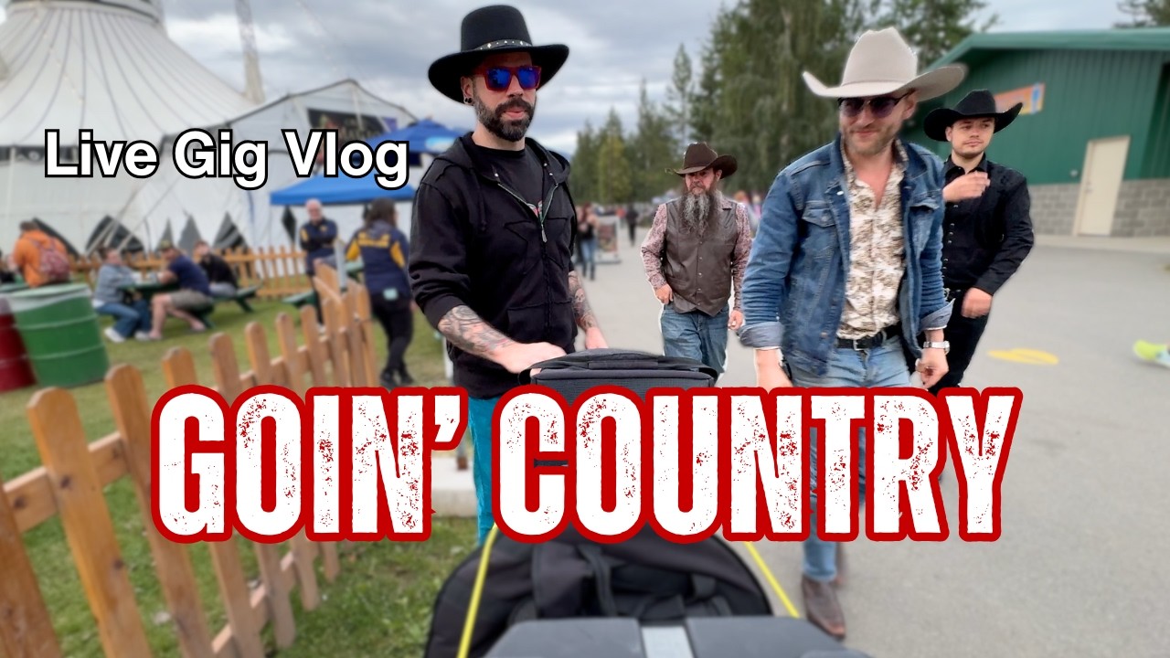 Last Minute Gig with a Country Band | Freelance Drummer Live Gig Vlog