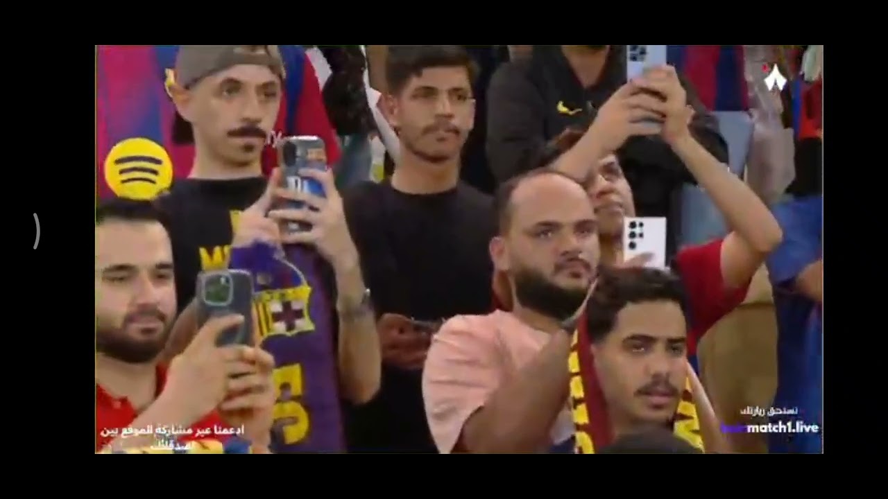 مراسم تتويج برشلونة بالسوبر الاسباني