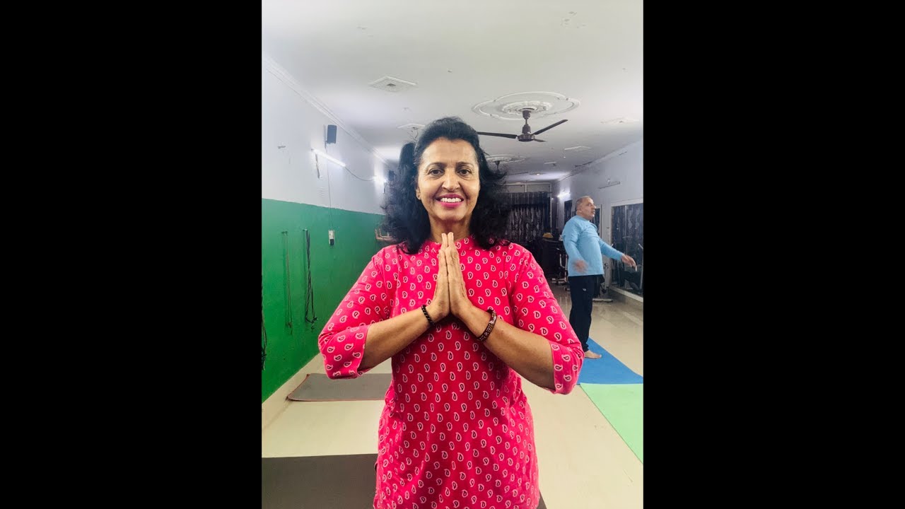 Come on guys… get up from your bed and Join us👍Yoga session with Dr. Sandhya