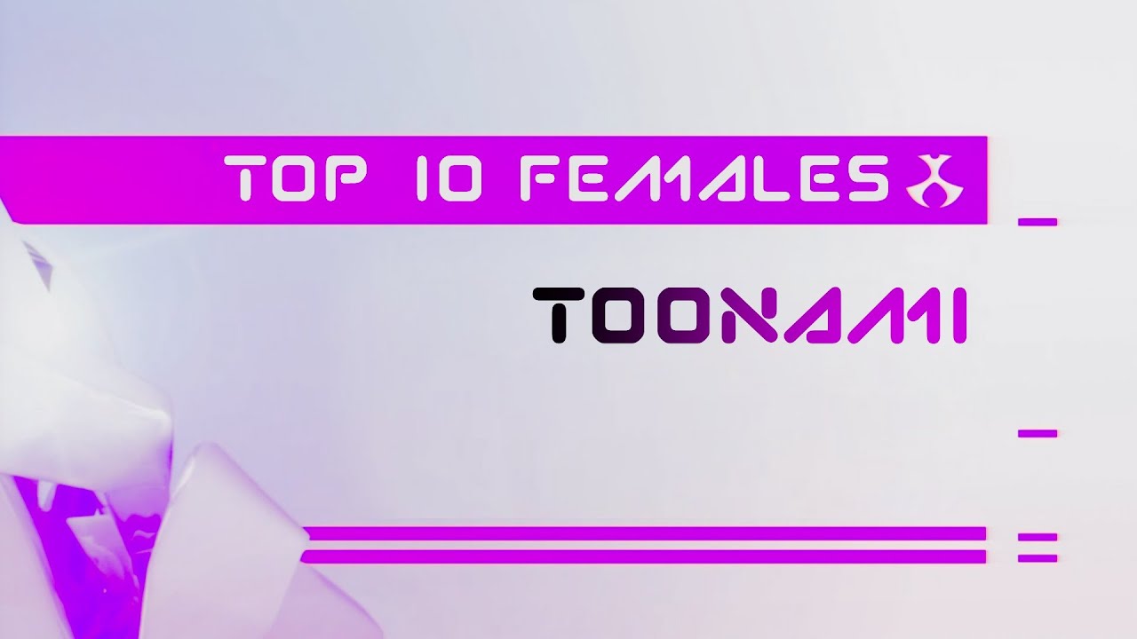 Toonami - Top 10 Females