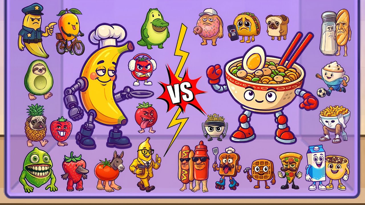 Merge Fellas Italian Brainrot FOOD VS FRUIT | New Mode Maker – Max Level Gameplay
