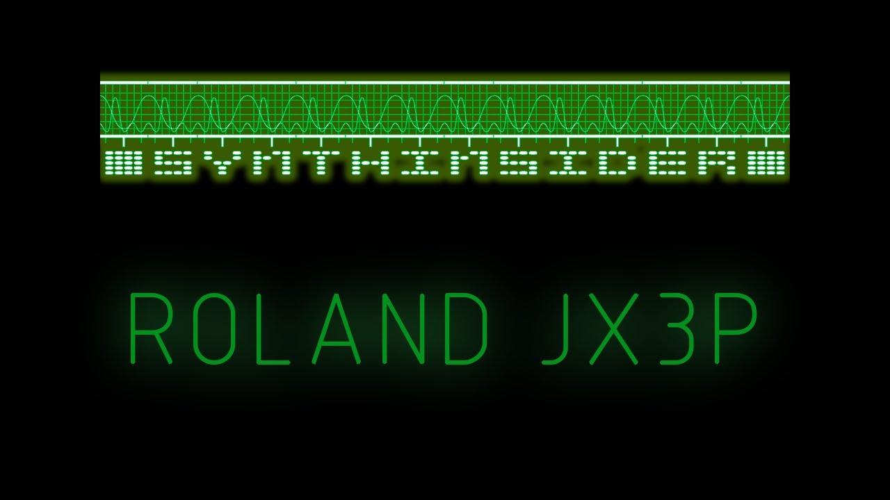 Roland JX-3P - Synthinsider #1