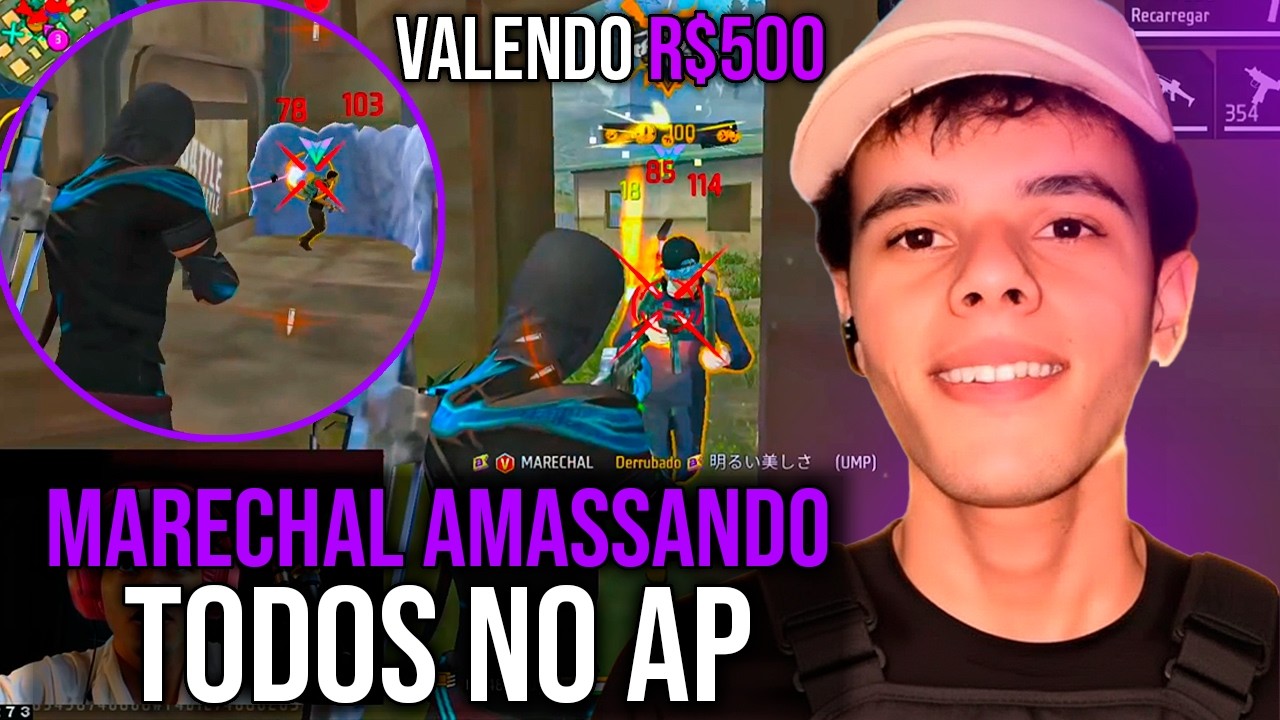 MARECHAL AMASSANDO TODOS NO AP, 4X4 APOSTADO VALENDO 500TÃO, MARECHAL, LUKAZIN, DANTES, JOTAV, FF!