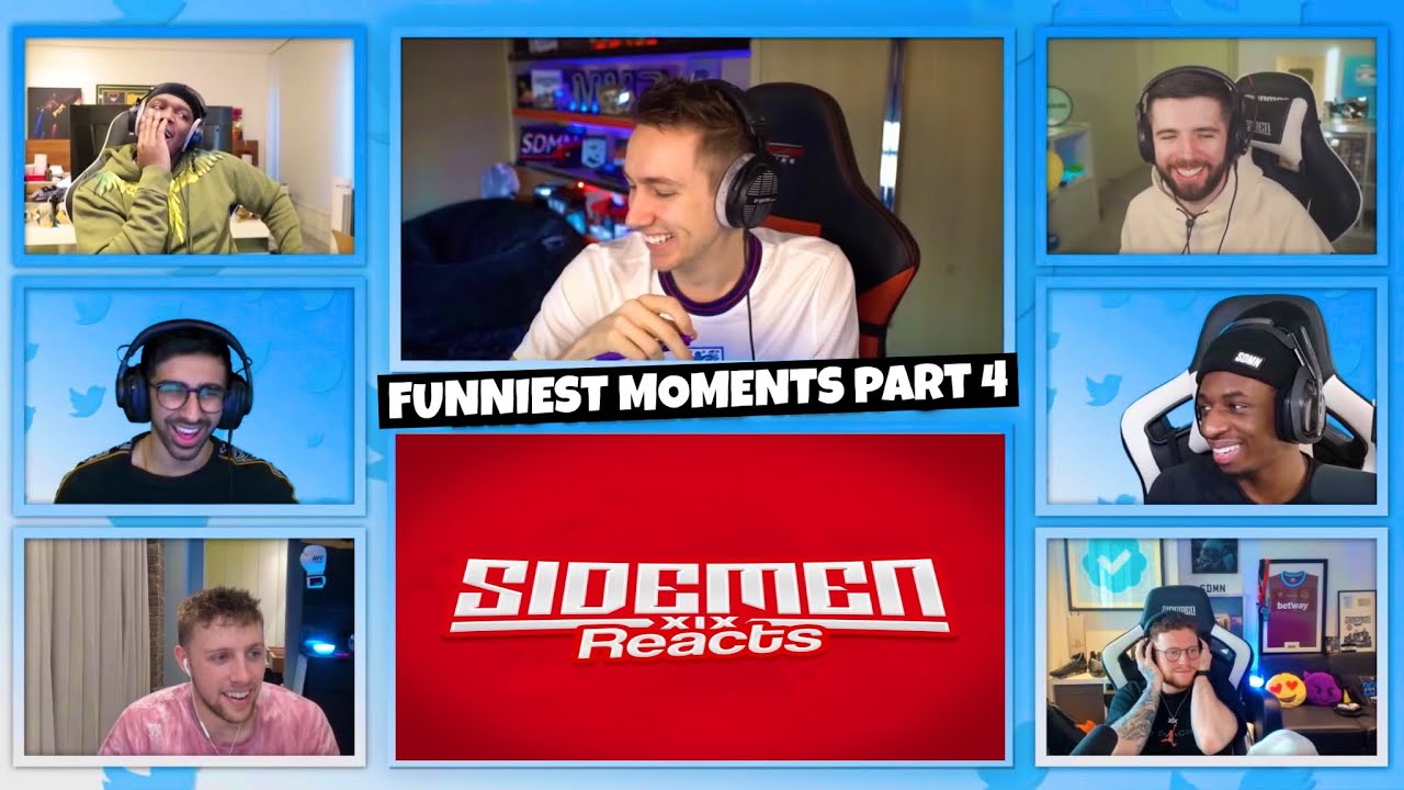 SidemenReacts Funniest Moments Compilation part 4