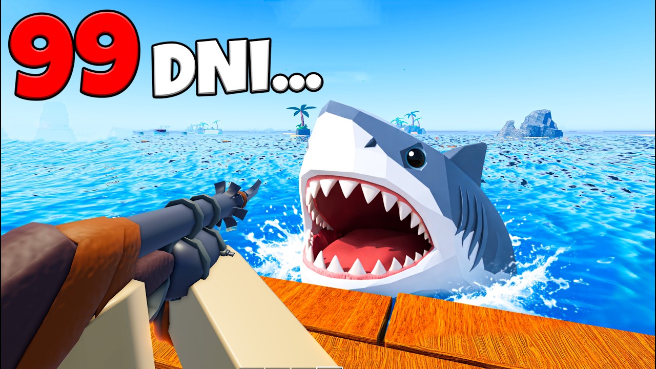 ❄️ PRZETRWAŁEM 99 DNI NA TRATWIE!? *prawie* | ROBLOX |