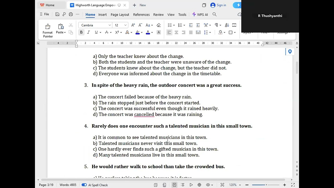 A/L Feb 22, 2026 Part 1