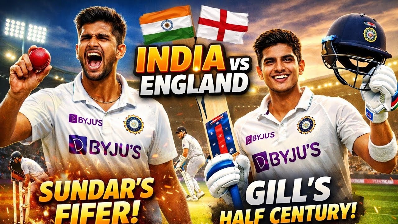 Dream Cricket EPIC MATCH 🎮 | Sundar Fifer & Gill Half Century
