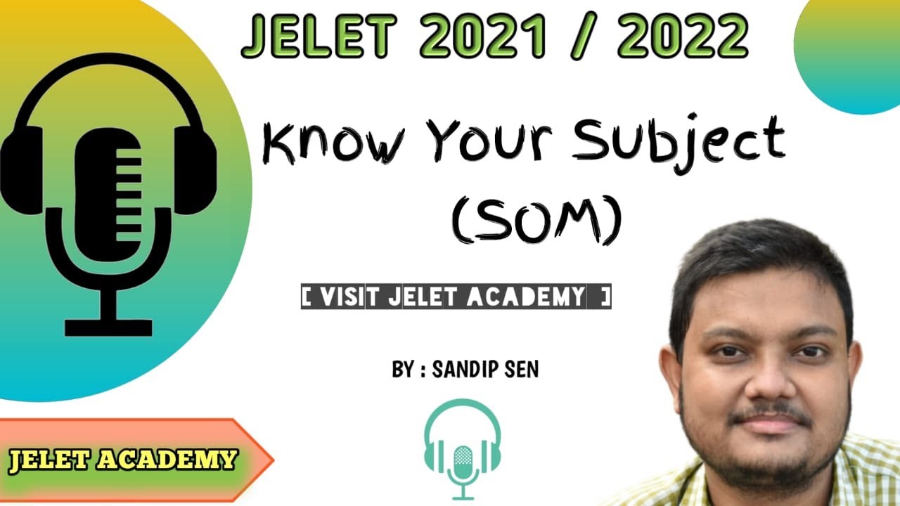 JELET KNOW YOUR SUBJECT 1
