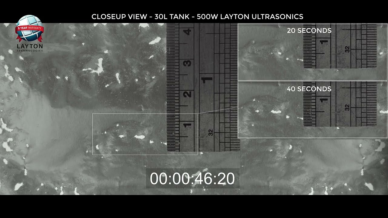HOW to test your ultrasonic cleaner efficiency - Foil test *NEW UPDATED 8K*