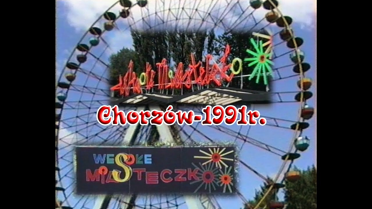 CHORZÓW-1991r.-Park-Wesołe Miasteczko.
