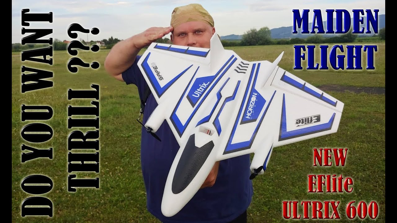 EFlite Ultrix 600mm BNF Basic Maiden flight