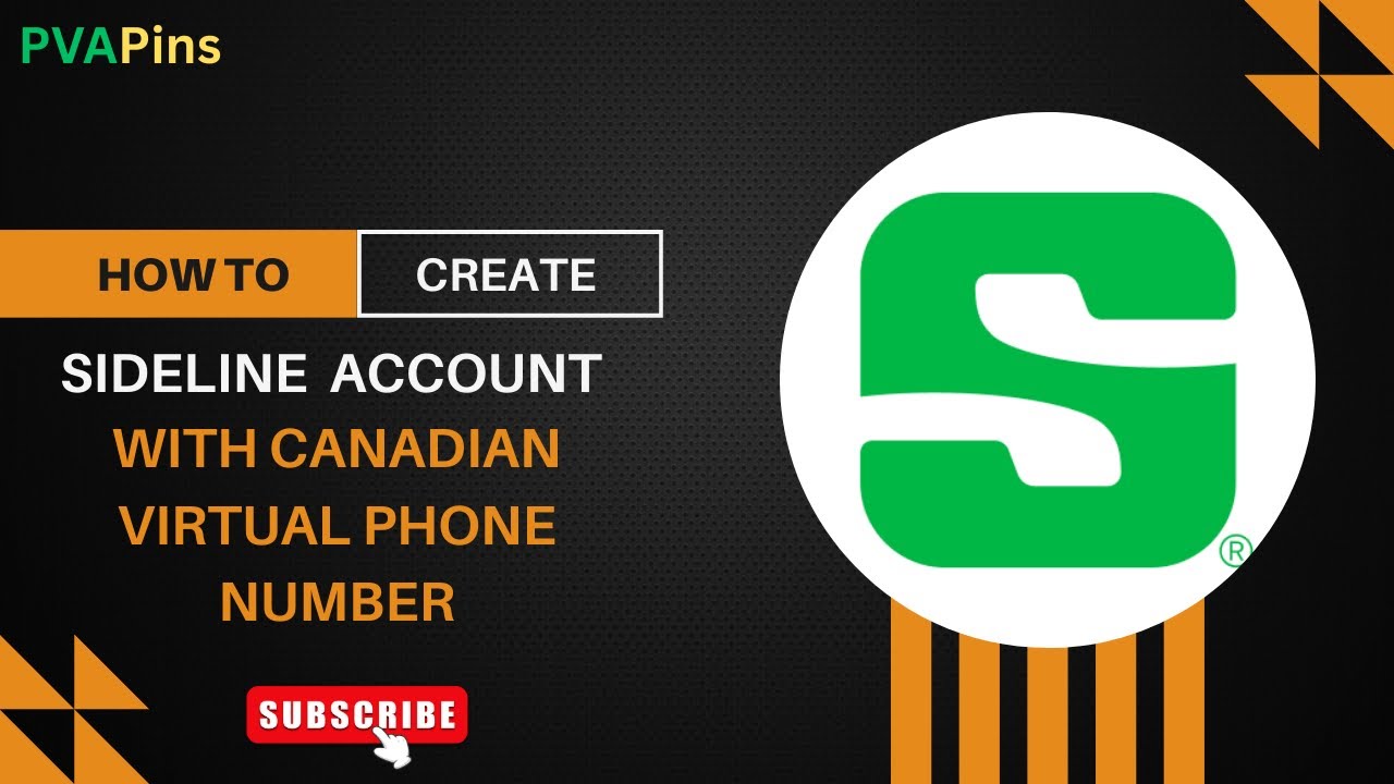 How To Create Sideline Account with Canadian Virtual Phone Number