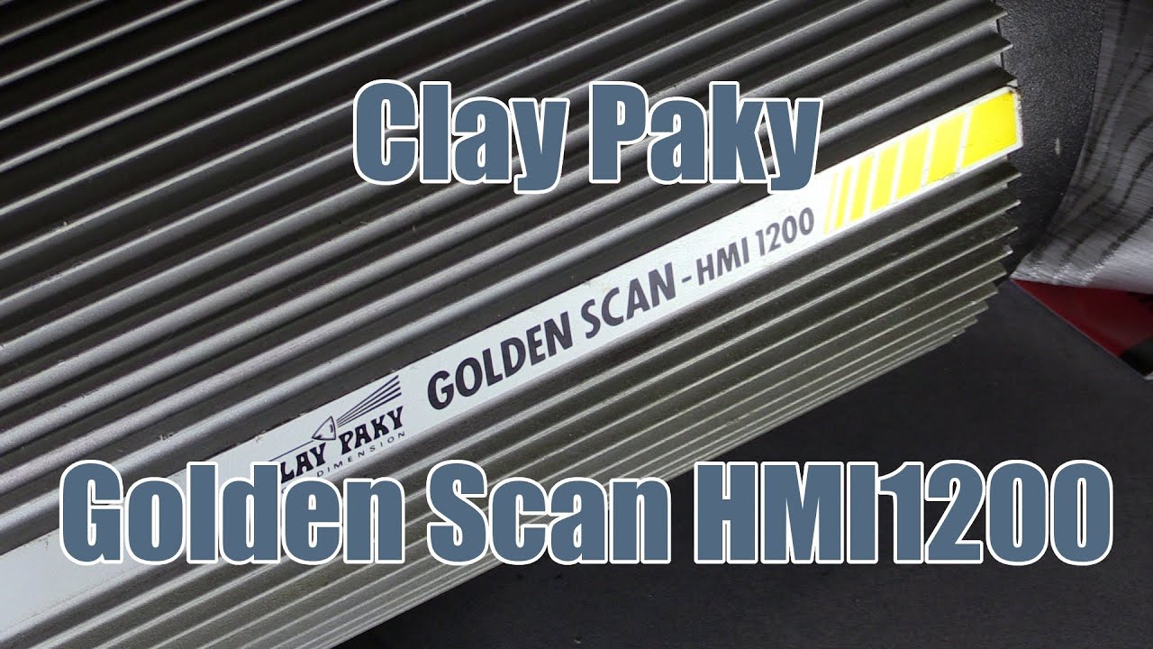 SDG #043 Clay Paky Golden Scan HMI 1200 Scanner Stage Light