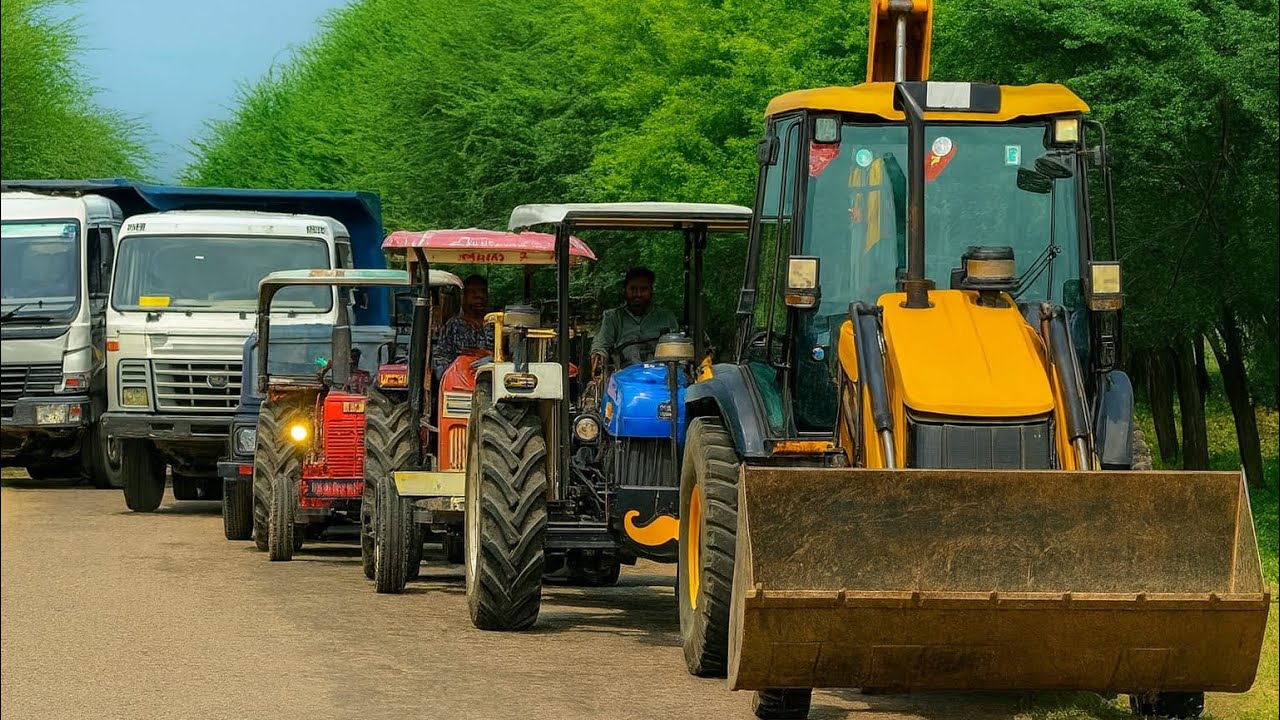 New JCB 3dx Eco Loading Mud Tractor's | Mahindra Tractor, NewHolland Tractor Trolley and Tracks