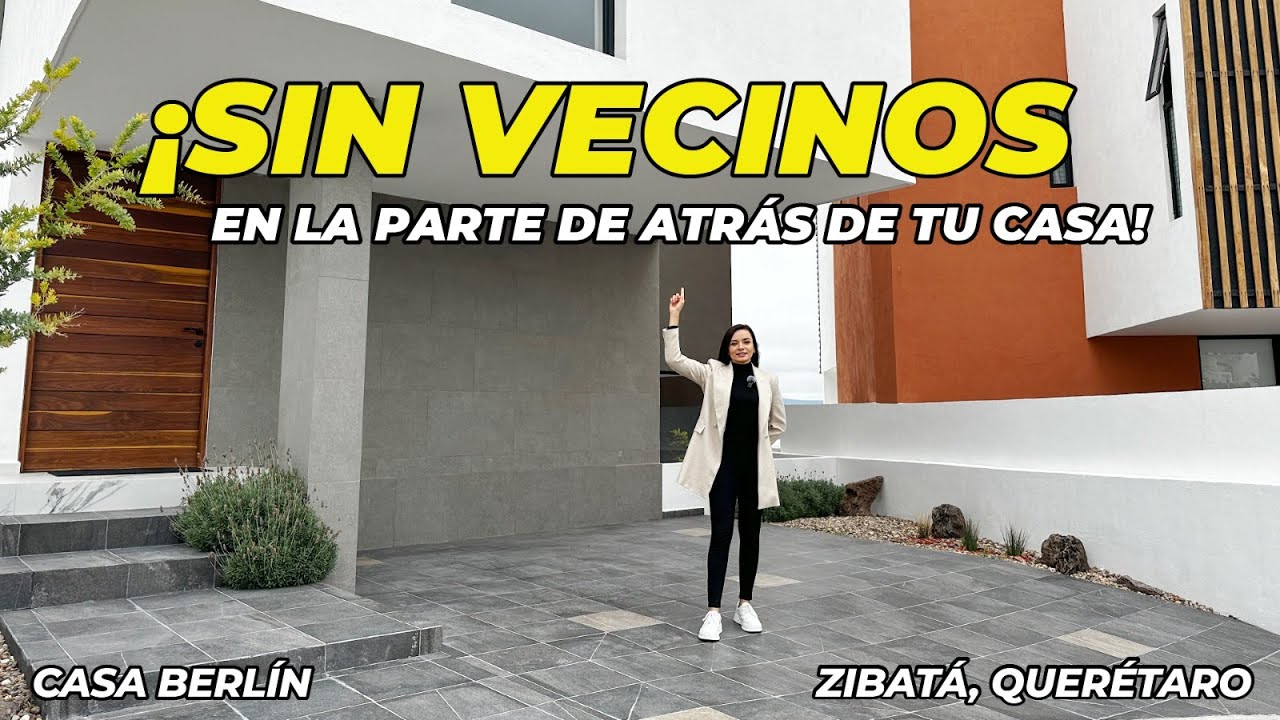 ¡Tu CASA sin VECINOS en la PARTE de ATRÁS! | Zibatá, Querétaro