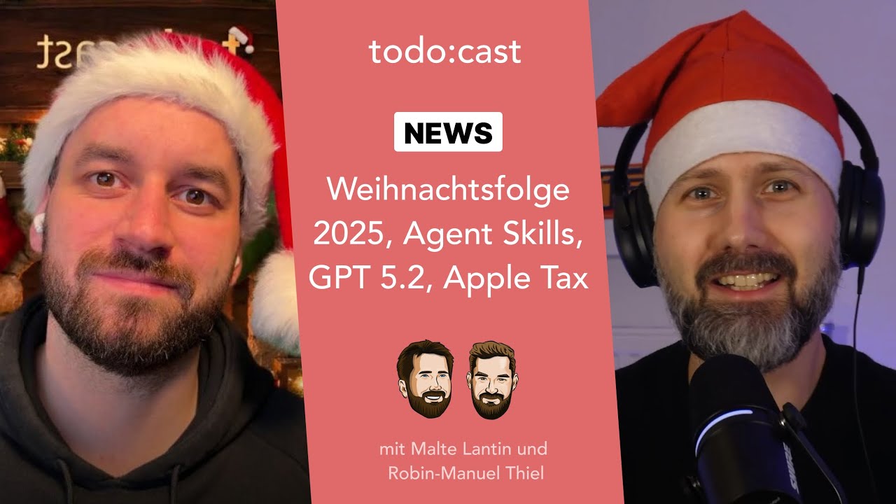 #144 News: Weihnachten, GPT-5.2, Agent Skills, Apple Tax, US Tech Force