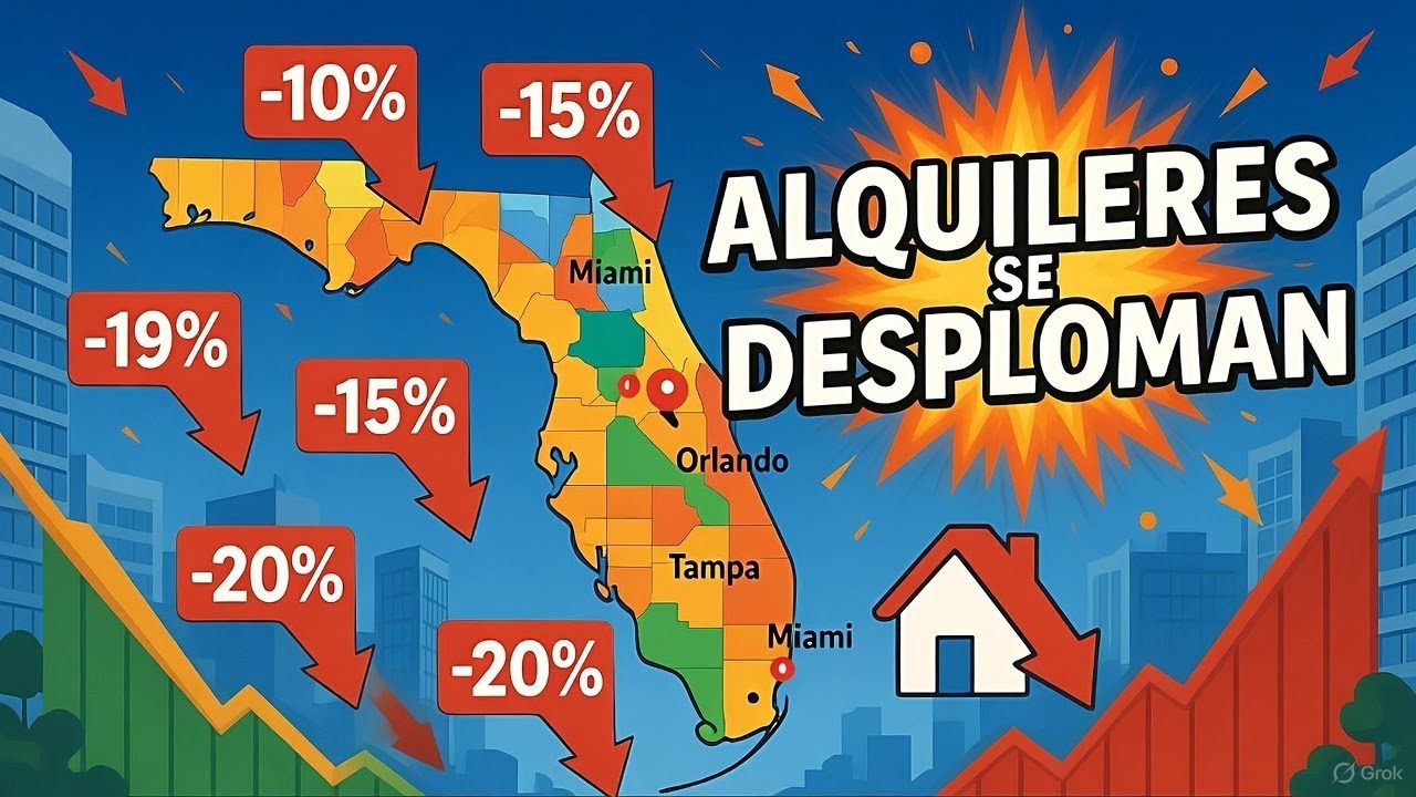 Alquileres en Florida por los suelos! 10 ciudades donde vivir es más barato que nunca