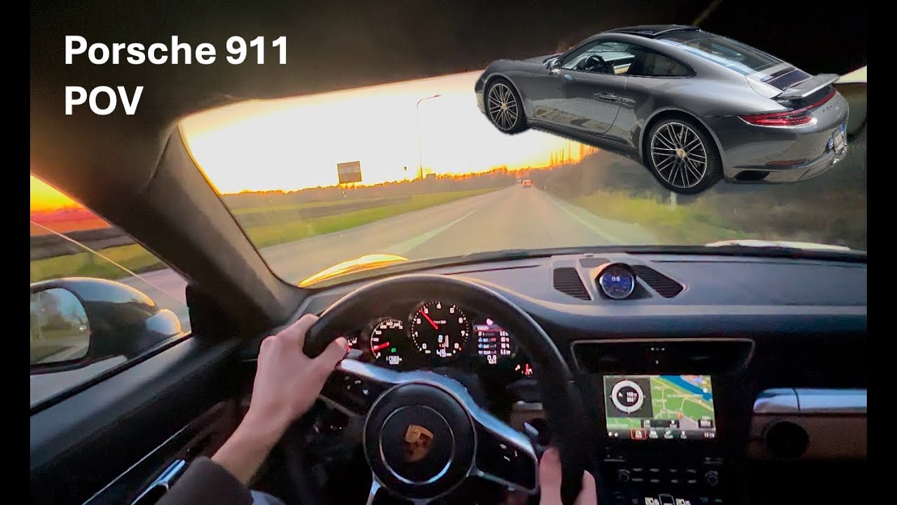 POV 911 carrera 4 991.2 - Sunset