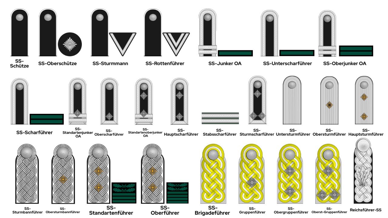 Every Rank in Waffen-SS During WWII Explained