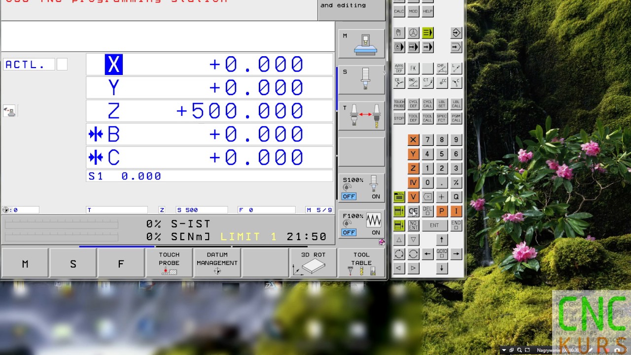 # Kurs CNC, Symulator Heidenhain iTNC 530, turtorial, instalacja, zmiana języka, obsługa