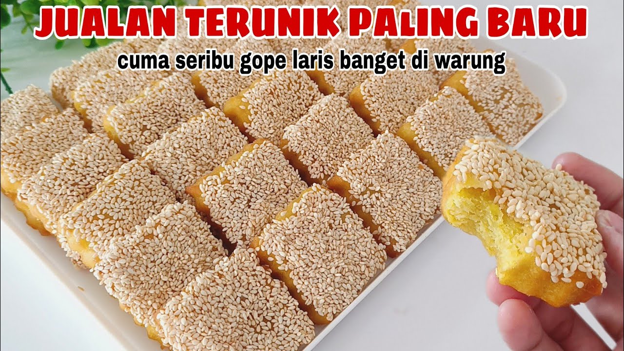 JUALAN TERBARU ‼️CUMA SERIBU GOPE KUE UBI INI LARIS KENCENG JUALAN DI WARUNG KECIL JADI INCERAN 