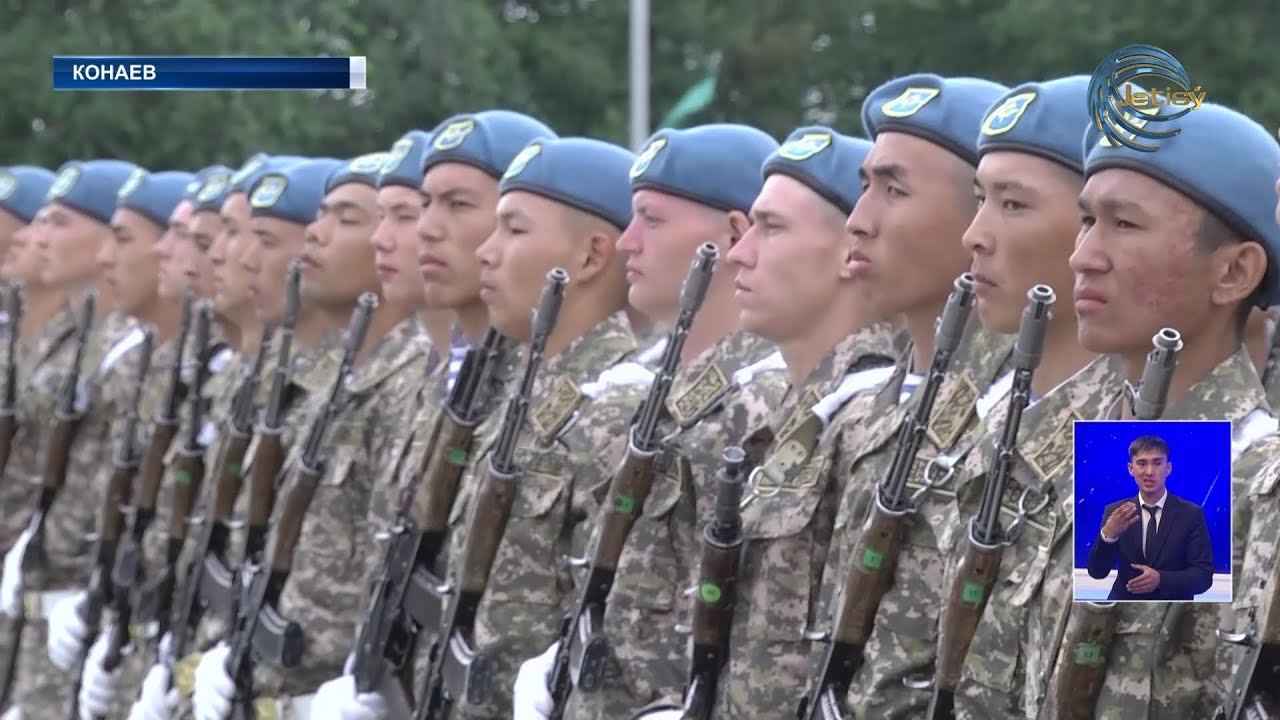 В Капчагайском гарнизоне прошла церемония принятия присяги