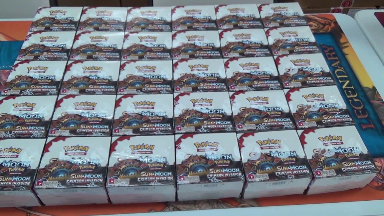 Pokemon Cards CRIMSON INVASION 5 Booster Box CASE Opening Recap with Expected Pull Ratios!!!