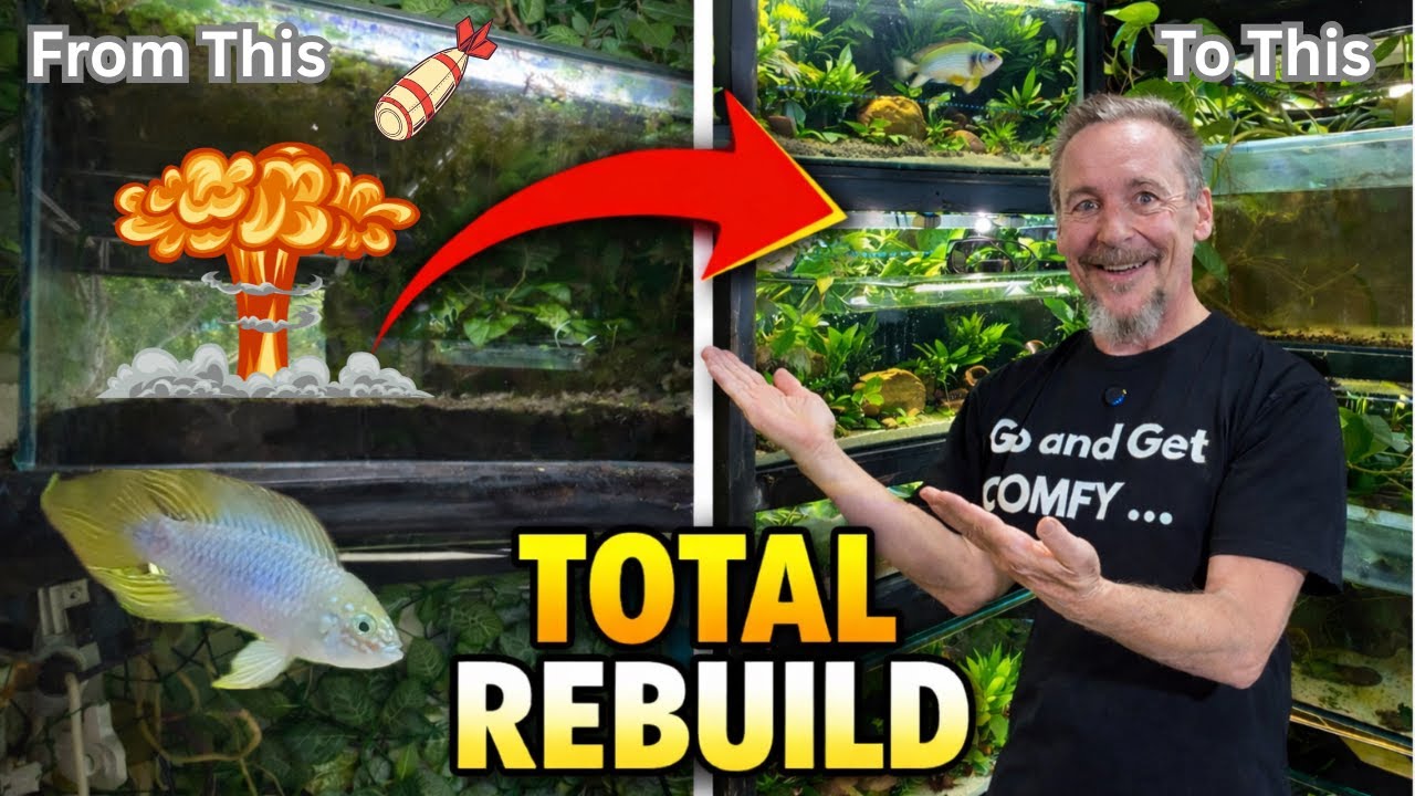 This Apistogramma Tank Was a DISASTER… So I Built a Whole New Fish Rack