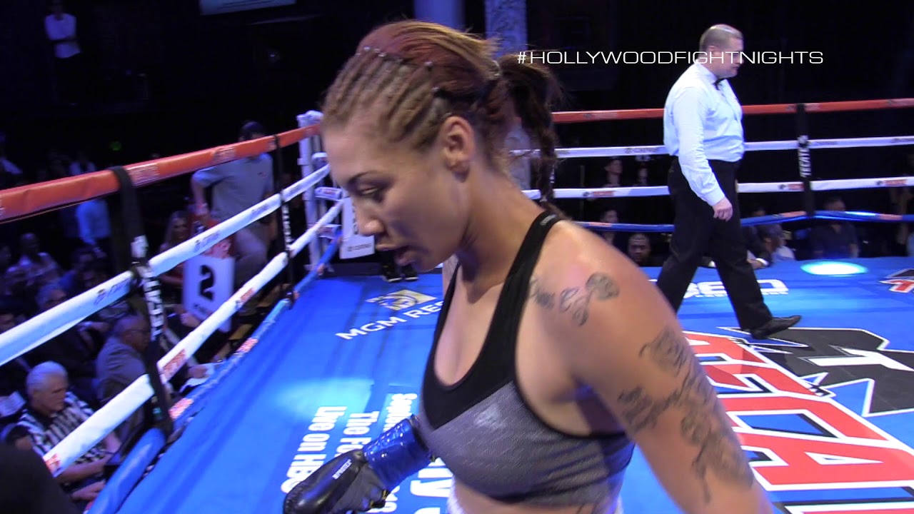 ELVINA WHITE VS JASMINE CLARKSON -Hollywood Fight Nights 8-8-18