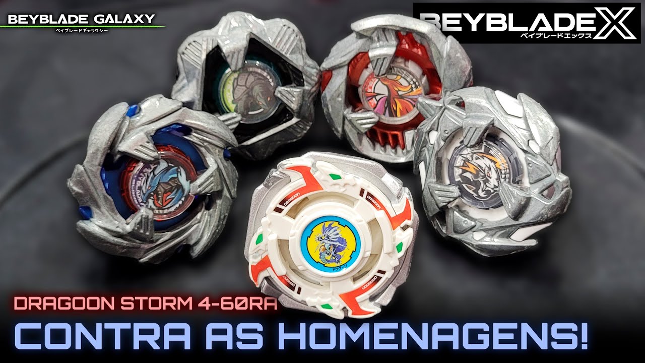 DRAGOON STORM 4-60RA contra as homenagens à PRIMEIRA GERAÇÃO [Beyblade X ベイブレードX]