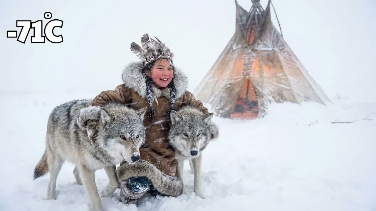 Surviving –71°C ｜ How Native Americans Survived With Wolves in Extreme Winter osf yLhQlE0