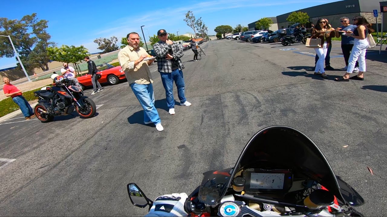 Taking The Panigale V4R To an Exotic Bike Meet