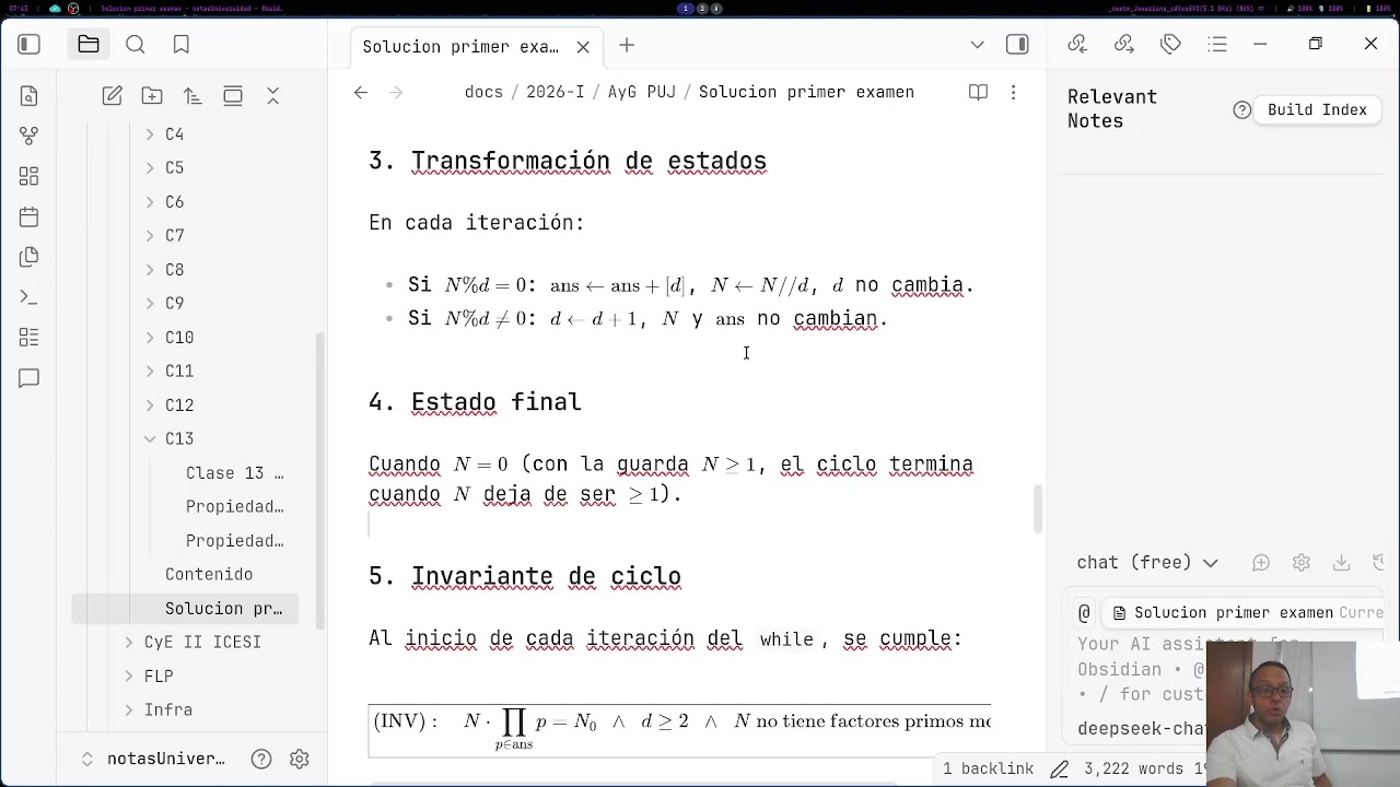 Arboles y grafos PUJ 2026-1 C14-2 Solucion examen parcial II